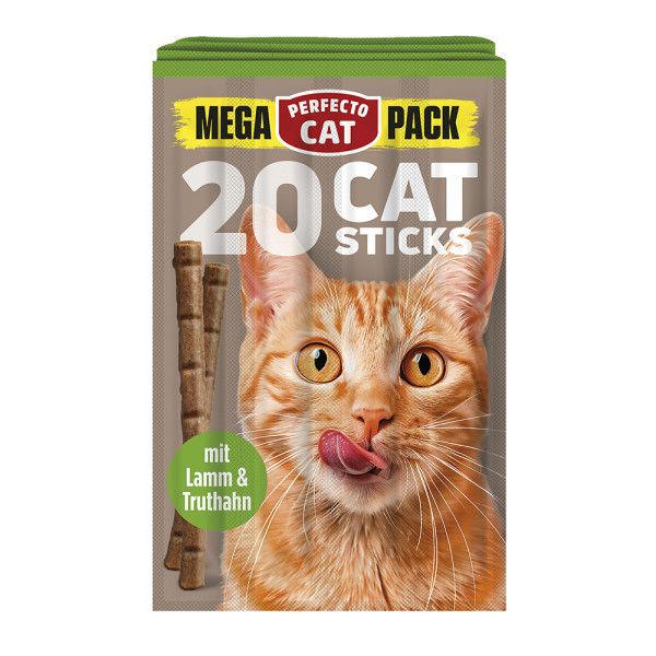 Perfecto Cat Catsticks mit Lamm & Truthahn