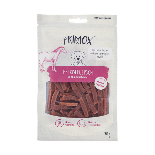 Primox Pferdefleisch in Mini-Stückchen 70g