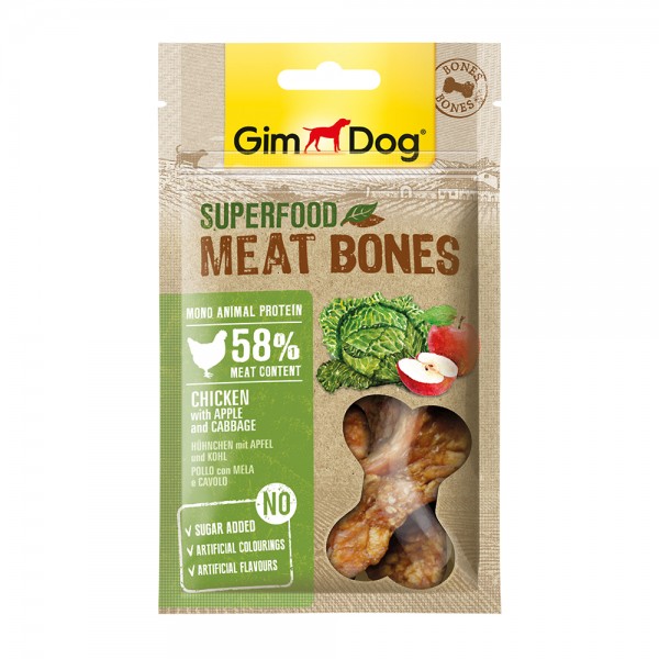 GimDog Meat Bones Huhn Süsskartoffel Hirse