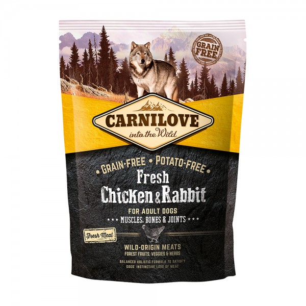 Carnilove Dog Adult Fresh-Chicken & Rabbit