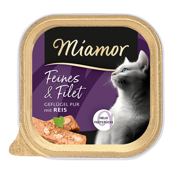 Miamor Feine Filets Geflügel Pur&Reis