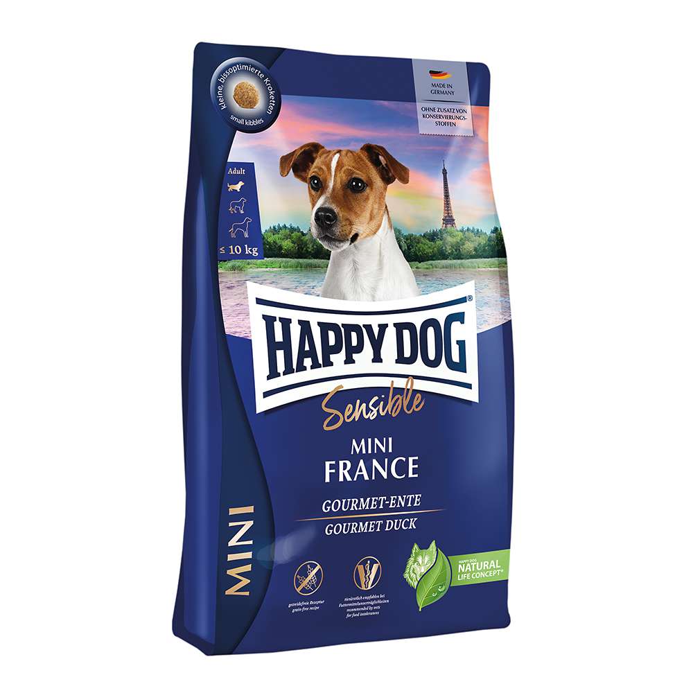 Happy Dog Sensible Mini France | Trockenfutter | Hundefutter | Hund |  Sortiment | Stroetmann Tiernahrung