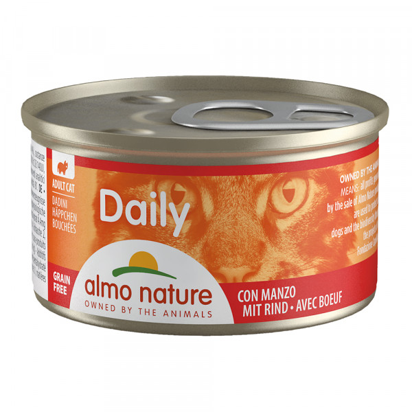 Almo Nature Daily - Häppchen mit Rind