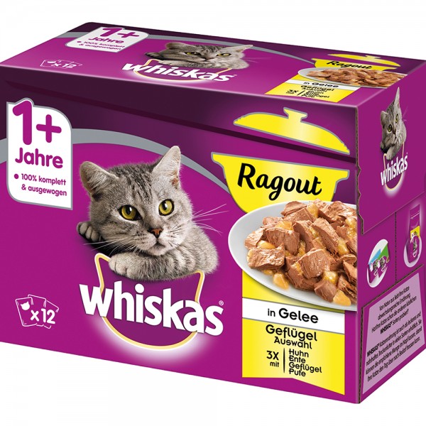 Whiskas MP 1+ Ragout Geflügelauswahl