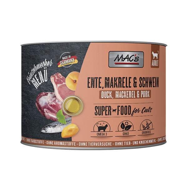 MAC´s CAT Feinschmecker Ente & Makrele m. Schwein