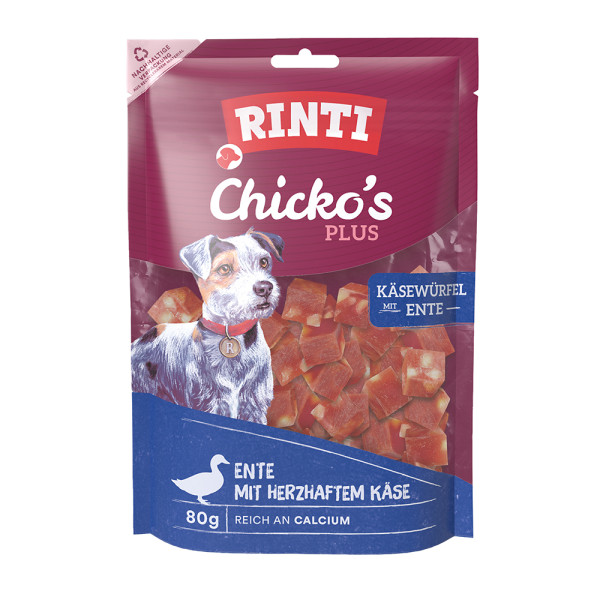 Rinti Chicko Käsewürfel mit Ente