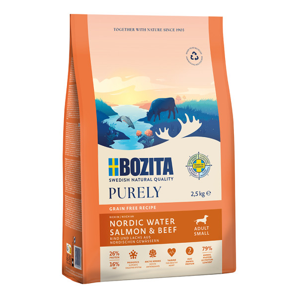 Bozita Purley Adult klein Lachs & Rind