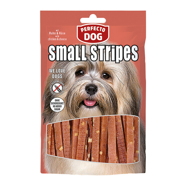 Perfecto Dog Small Stripes mit Huhn & Käse