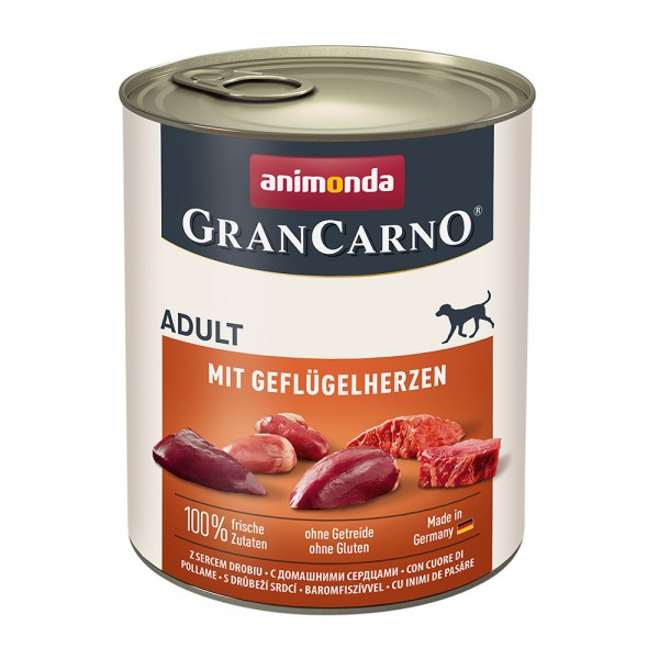 Animonda Gran Carno Adult mit Geflügelherzen