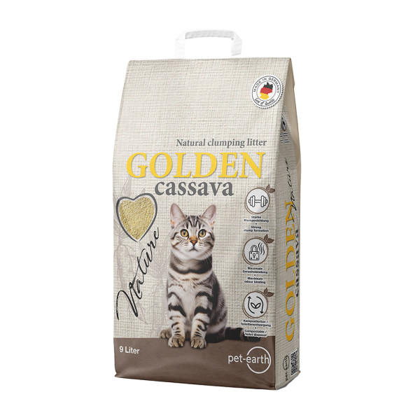 pet-earth Golden cassava - Nature 9 L