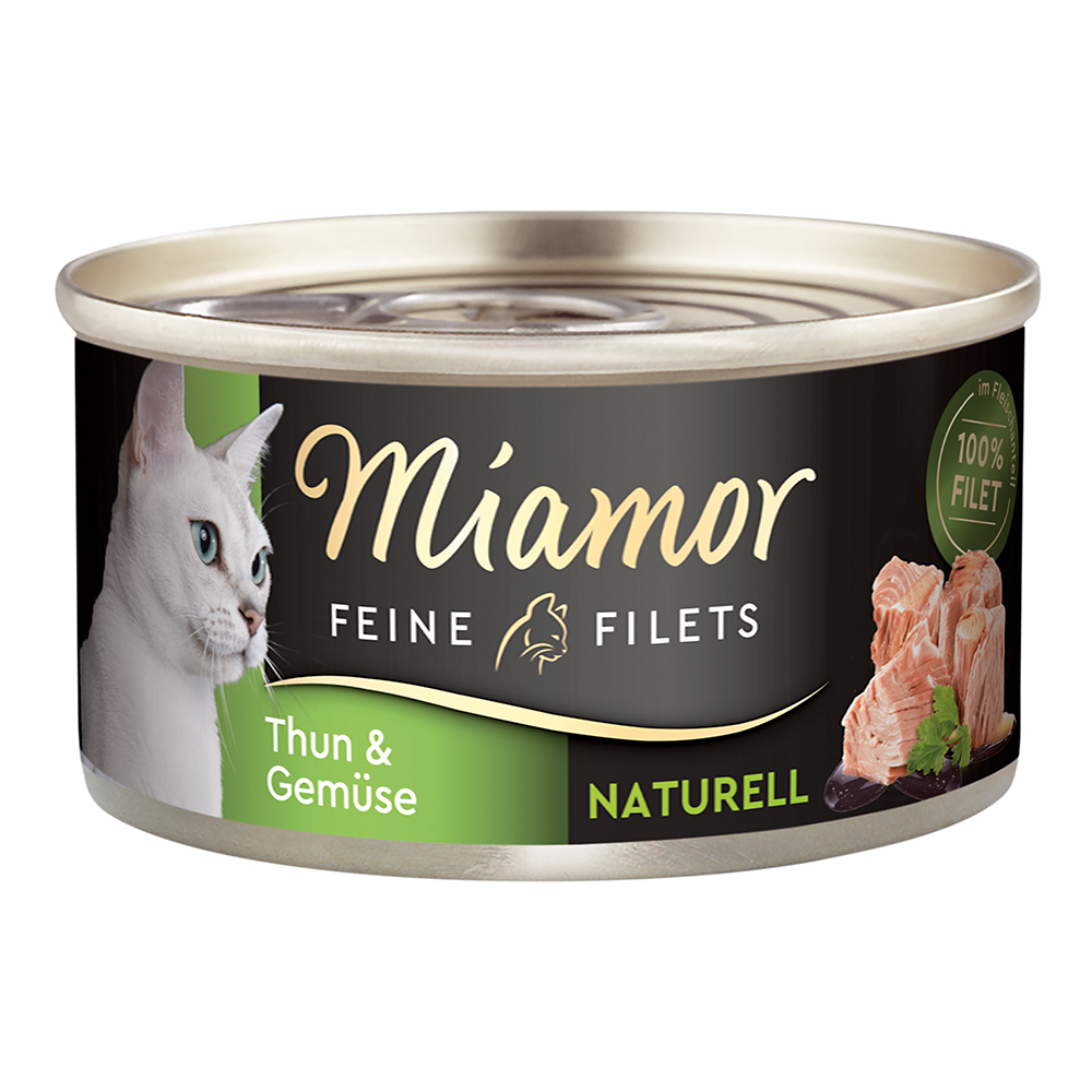 Miamor Feine Filets mit Thunfisch & Gemüse | Nassfutter | Katzenfutter | Katze | Sortiment ...