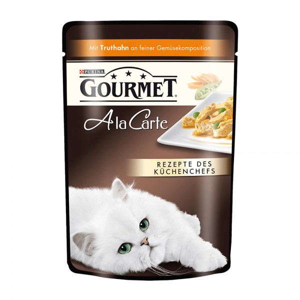 Gourmet A la Carte Truthahn an feiner Gemüsekomposition