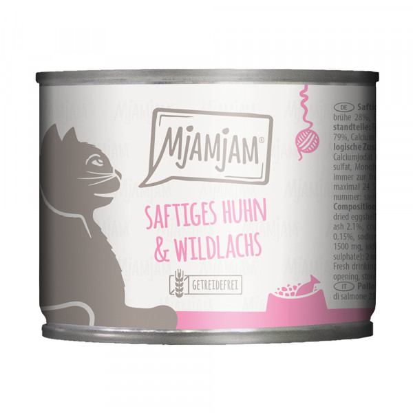 MjAMjAM saftiges Huhn und Wildlachs