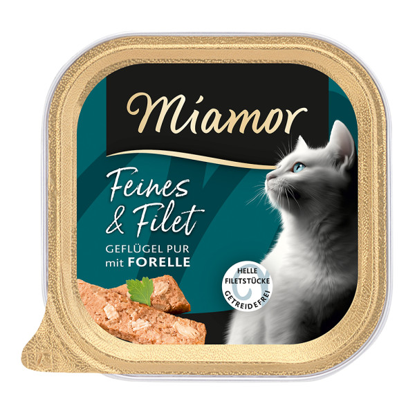 Miamor Feine Filets Geflügel Pur&Forelle