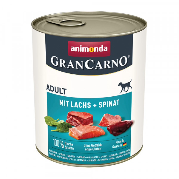 Animonda Gran Carno Adult Lachs + Spinat