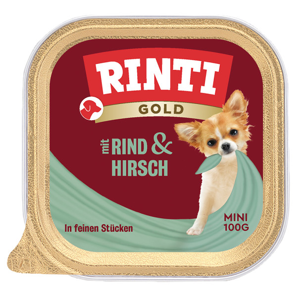 Rinti Gold mini Hirsch und Rind