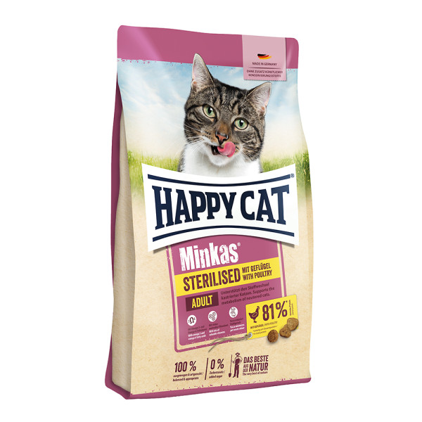 Happy Cat Happy Cat Minkas Sterilised Geflügel