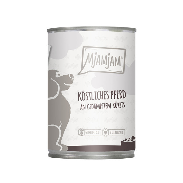 MjAMjAM Köstliches Pferd an gedämpftem Kürbis