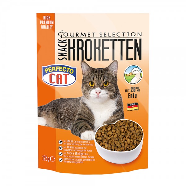 Perfecto Cat Kroketten-Snack mit Ente - getreidefrei