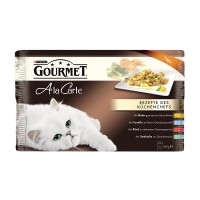 Gourmet A la carte 4er MP mit Rind, Huhn, Forell und Seelachs Gourmet A la carte 4er MP mit Rind, Huhn, Forell und Seelachs