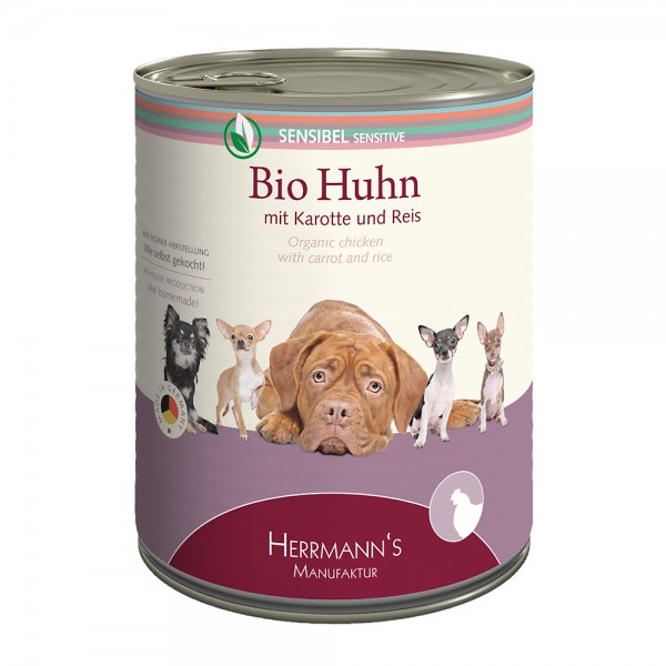 Herrmanns Sensible Bio-Huhn mit Karotte und Reis