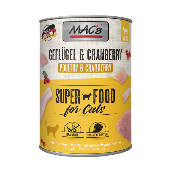 MAC´s CAT Geflügel, Rind & Cranberry