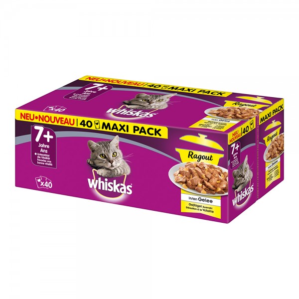 Whiskas MP Ragout 7+ Geflügelauswahl