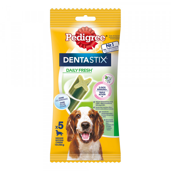 Pedigree Denta Stix Daily Fresh - Für mittelgroße Hunde