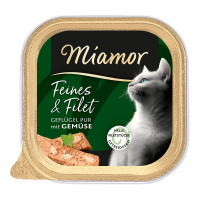 Miamor Feine Filets Geflügel Pur&Gemüse Miamor Feine Filets Geflügel Pur&Gemüse