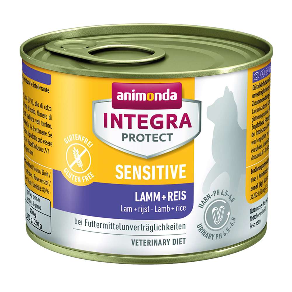 Animonda Integra Protect Sensitive Lamm & Reis | Nassfutter | Katzenfutter | Katze