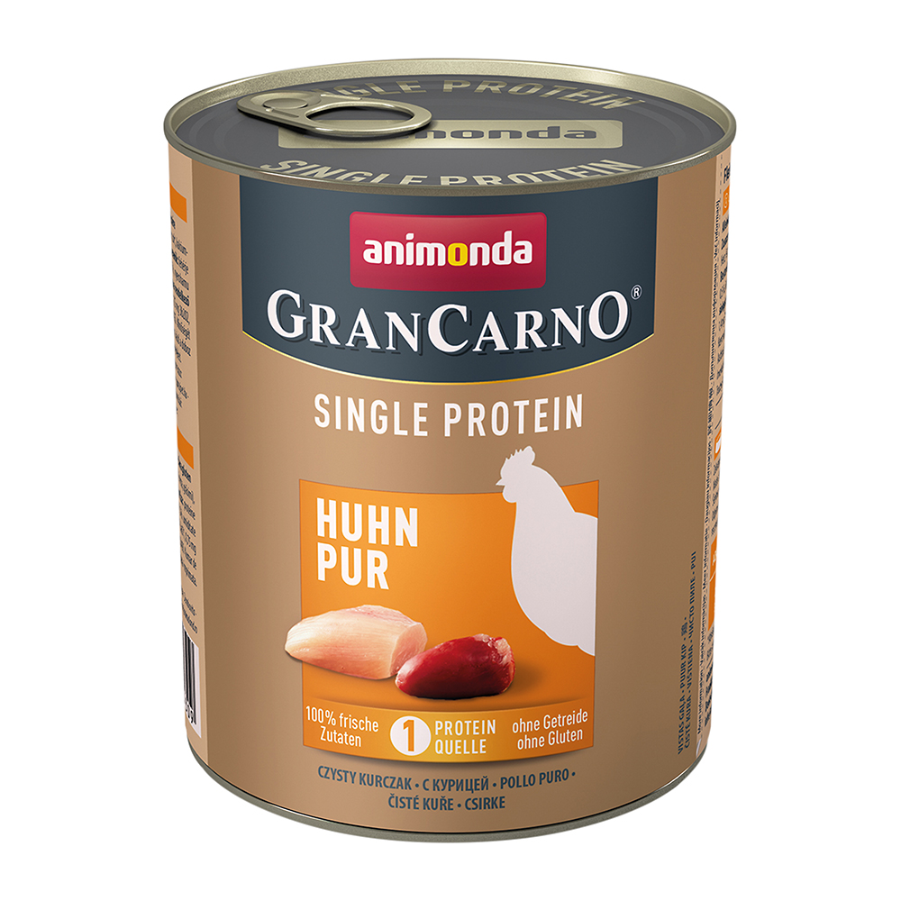 Animonda Gran Carno Single Protein Huhn pur Nassfutter Hundefutter