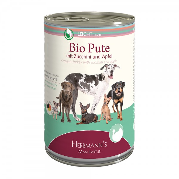 Herrmanns Leicht Bio-Pute mit Zucchini und Apfel