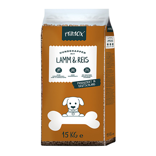 Primox Hunde Trockenfutter Lamm & Reis 15kg