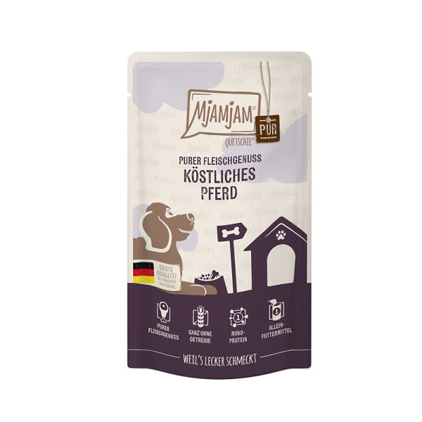 MjAMjAM Quetschie Purer Fleischgenuss - köstliches Pferd Pur