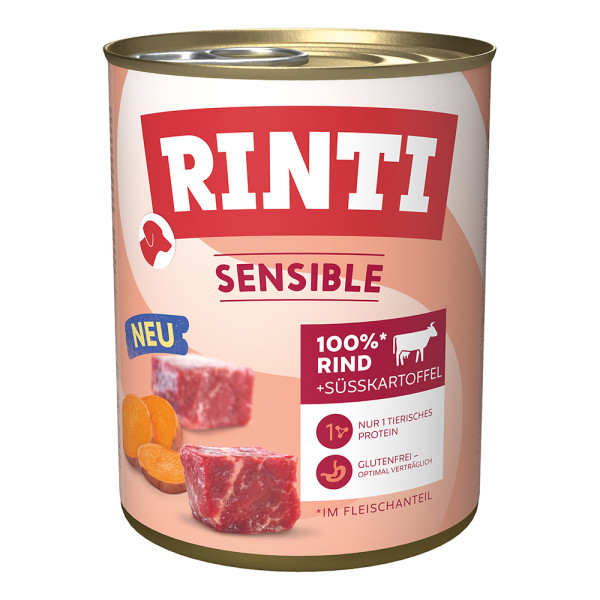 Rinti Sensible Rind & Süßkartoffel