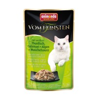 Animonda Vom Feinsten mit Thunfisch, Calamari + Algen in Muschelsauce Animonda Vom Feinsten mit Thunfisch, Calamari + Algen in Muschelsauce