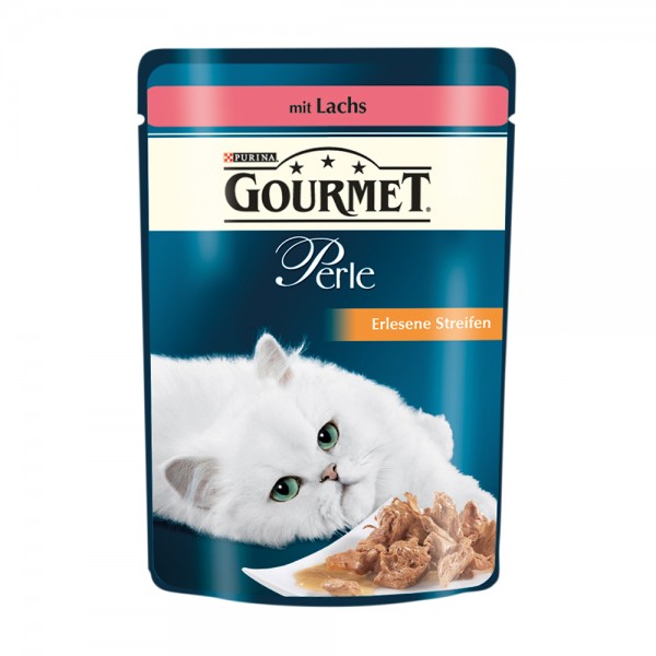 Gourmet Perle erlesene Streifen mit Lachs