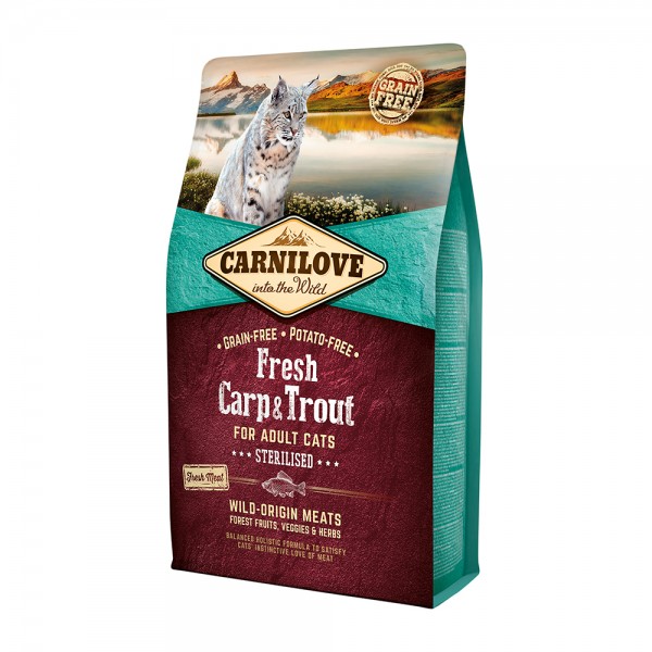 Carnilove Cat Adult Fresh Carp & Trout