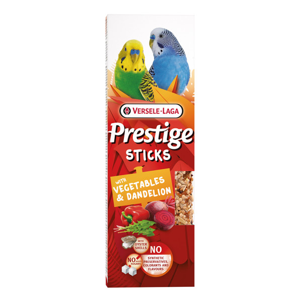 Versele-Laga Prestige Sticks Kleinsittiche mit Gemüse & Löwenzahn