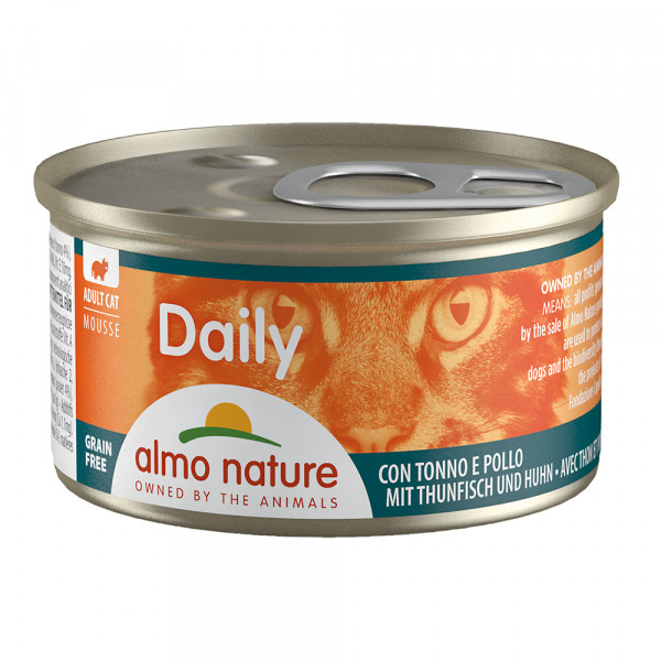 Almo Nature Daily - Mousse mit Thunfisch und Huhn