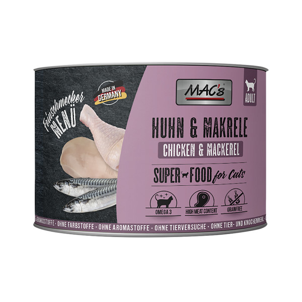 MAC´s CAT Feinschmecker Huhn und Makrele