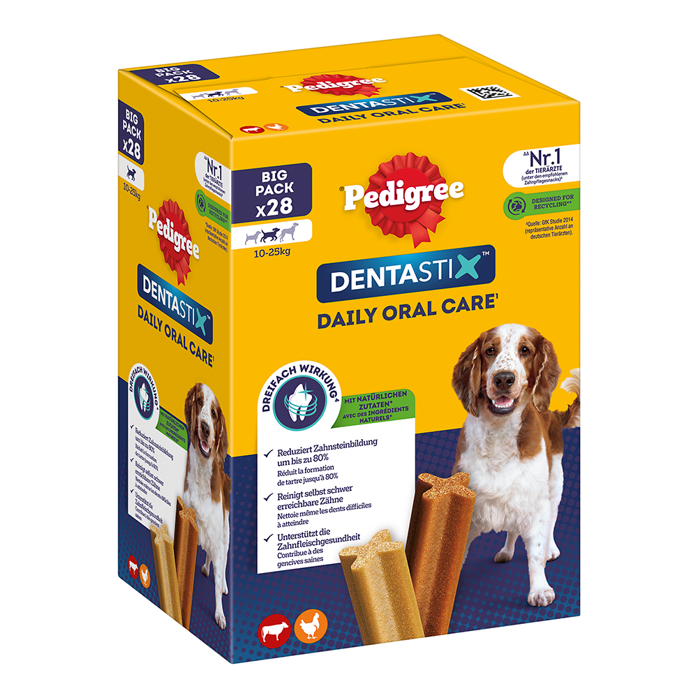 Pedigree Dentastix Tägliche Zahnpflege MP für mittelgroße Hunde