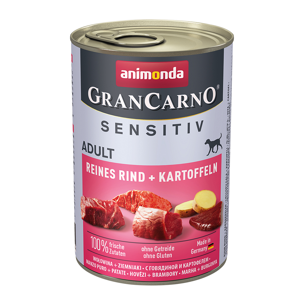 Animonda Gran Carno Sensitiv Rind + Kartoffel Nassfutter