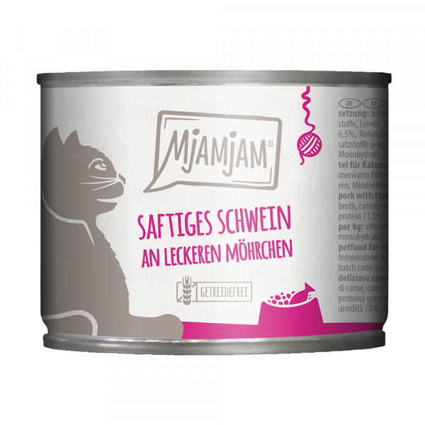 MjAMjAM saftiges Schwein an leckeren Möhrchen