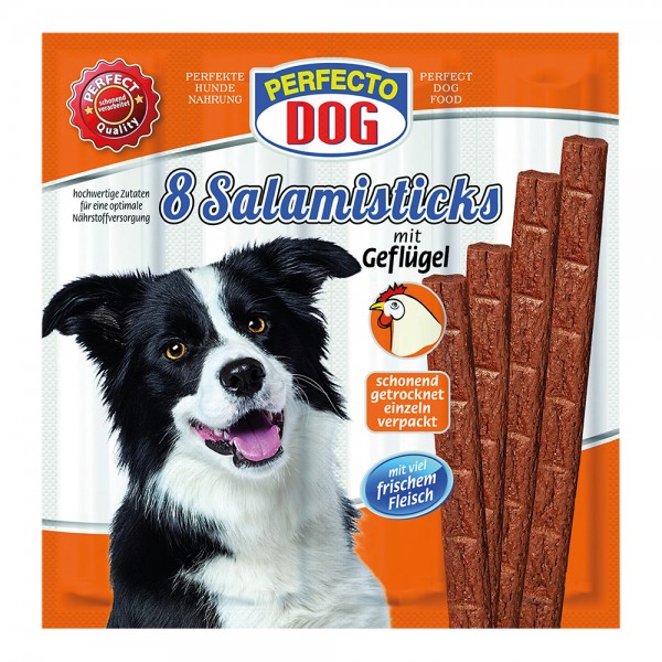 Perfecto Dog Salami mit Geflügel Hundesnacks