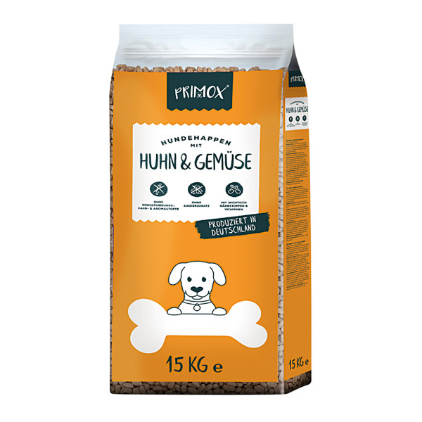Primox Hunde Trockenfutter Huhn & Gemüse 15kg