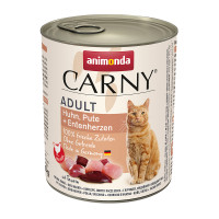 Animonda Carny Adult Pute, Huhn + Entenherzen Animonda Carny Adult Pute, Huhn + Entenherzen