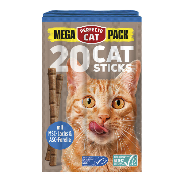 Perfecto Cat Catsticks mit Lachs & Forelle