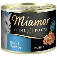 Miamor Feine Filets in Jelly Thunfisch & Schrimps Miamor Feine Filets in Jelly Thunfisch & Schrimps