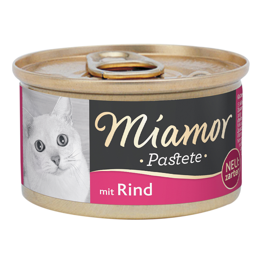 Miamor Pastete Rind | Nassfutter | Katzenfutter | Katze | Sortiment ...